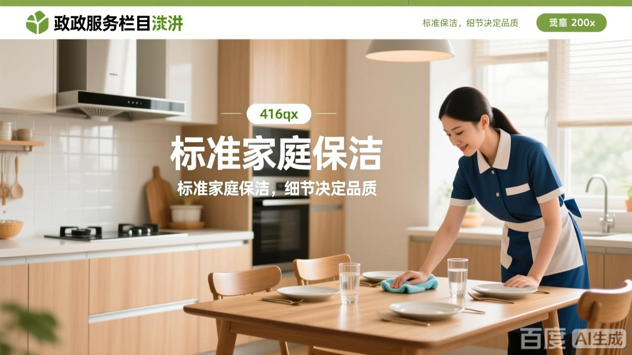 标准家庭保洁